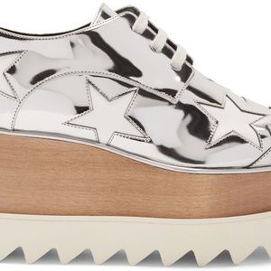 Stella McCartney Silver Elyse Platforms